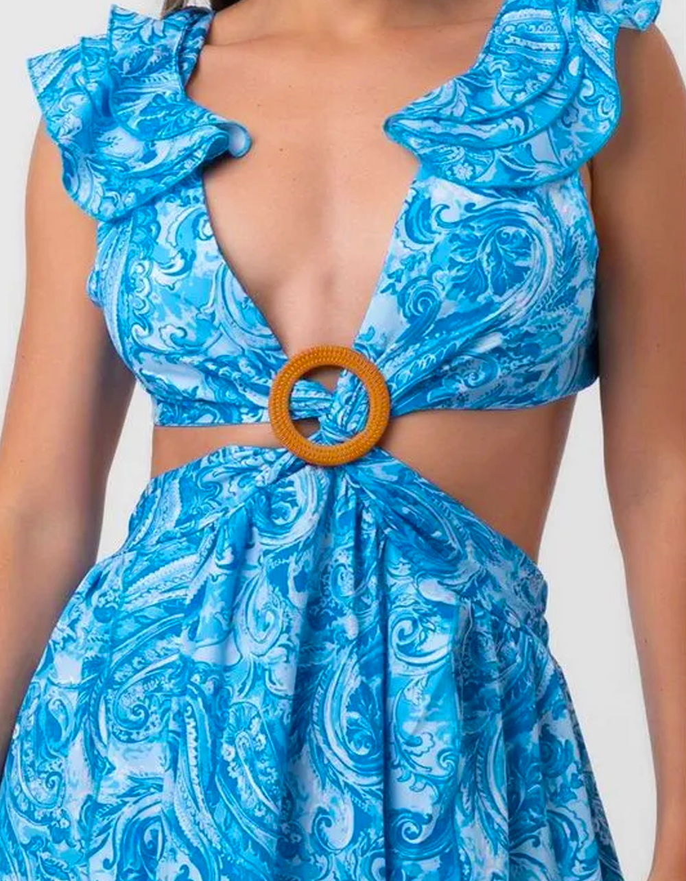 Vestido Plissado Longo Samantha