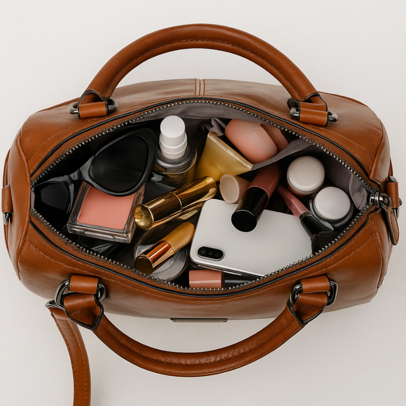 Bolsa Feminina de Couro Sutil
