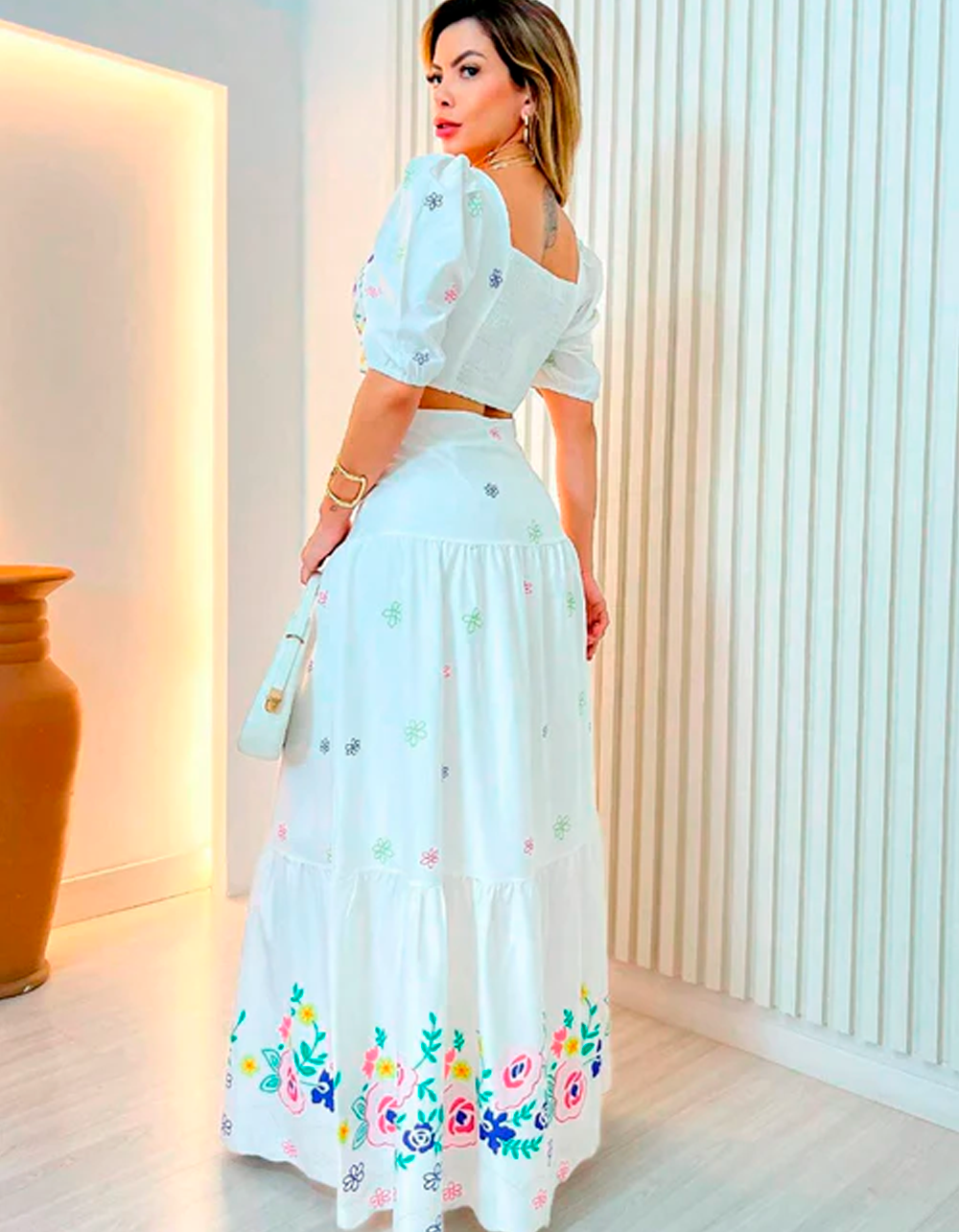 Conjunto Floral Evelyn