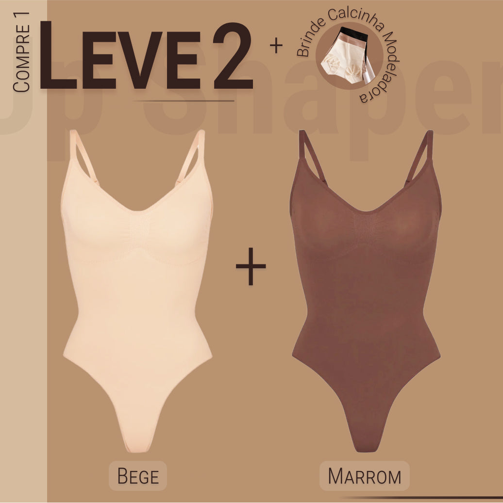 Body Modelador ShapeSlin™ - Compre 1 Leve 2!