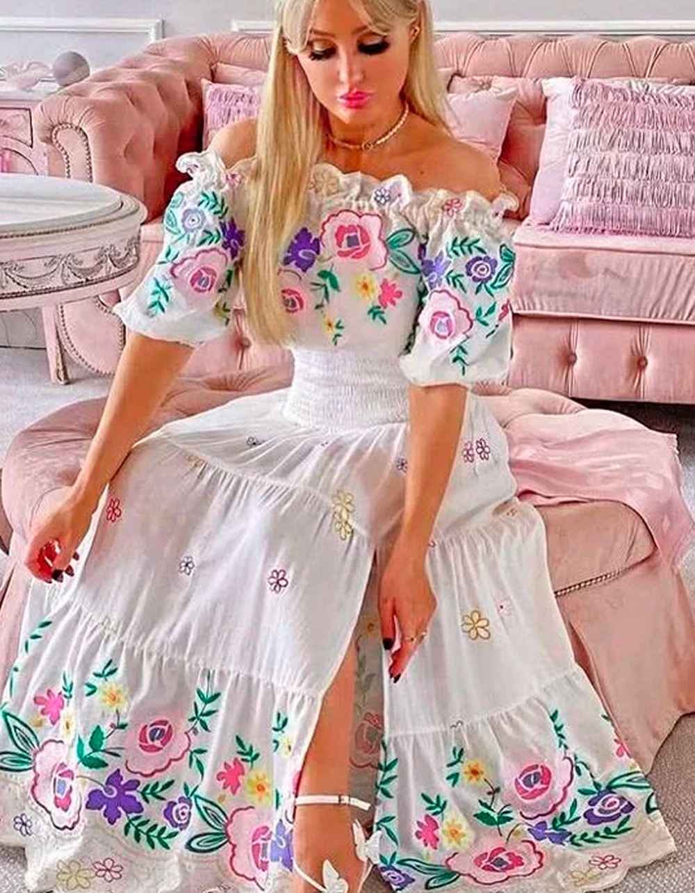 Conjunto Floral Evelyn