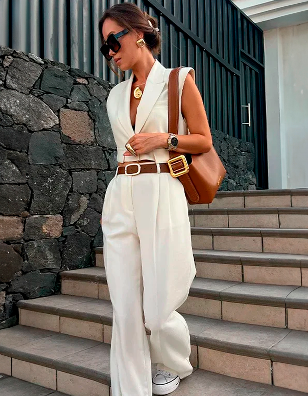Conjunto Decote Em V Sabrina