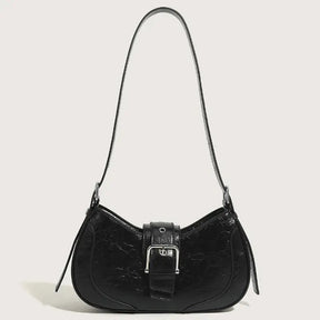 Bolsa Feminina Baguete Fivela
