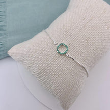 PULSEIRA REDONDA CRAVEJADA VENEZIANA
