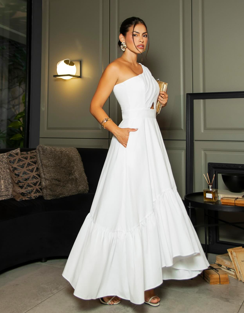 Vestido Longo Elegante Helena