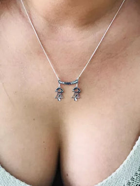 GARGANTILHA COM PINGENTE CANGA 2 MENINAS