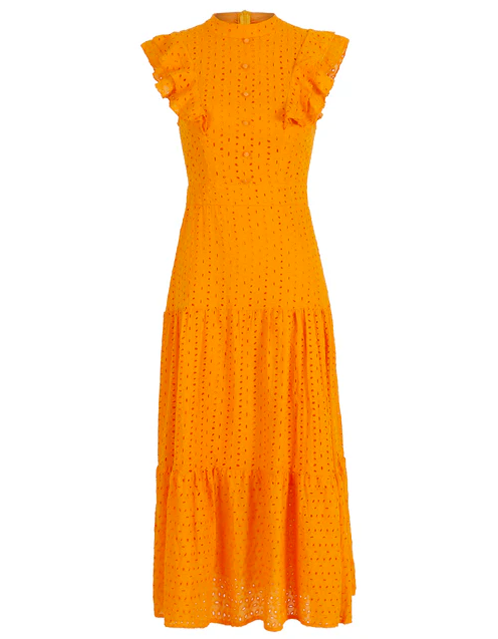 Vestido Longo Babados Thaynara