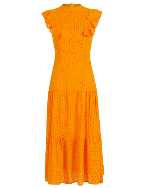 Vestido Longo Babados Thaynara