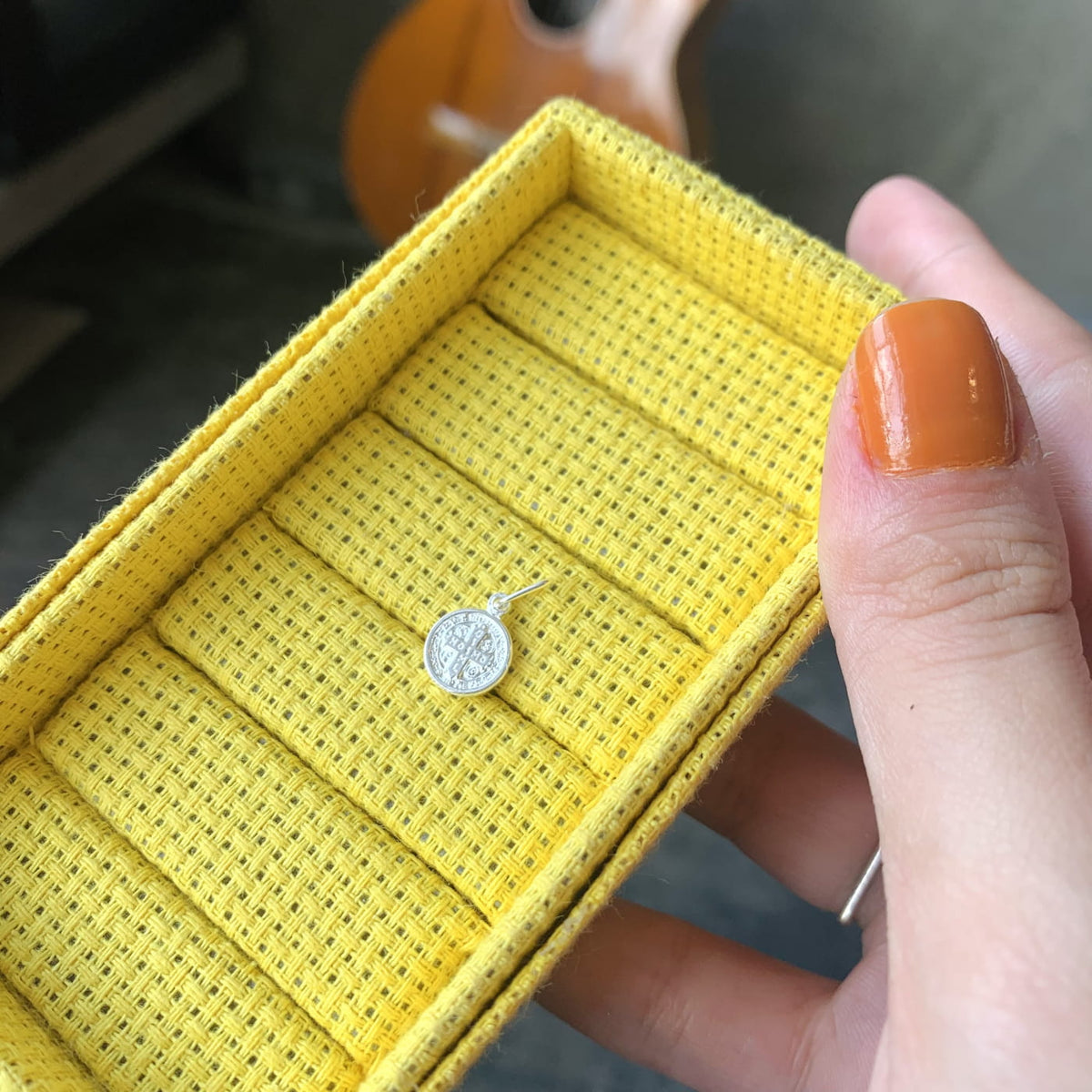 PINGENTE SÃO BENTO ESTAMPARIA MINI 0,8MM