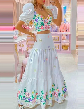 Conjunto Floral Evelyn